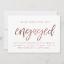 Search for faux rose gold foil invitations Typography