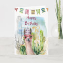 Search for llama birthday cards Colourful
