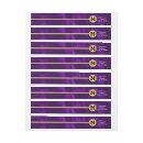 Search for purple monogram return address labels Trendy