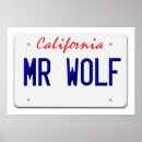 Search for license plate posters California