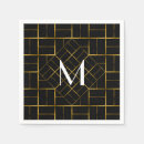 Search for geometric art deco pattern napkins Elegant