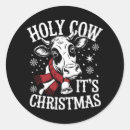 Search for cow farm stickers Xmas