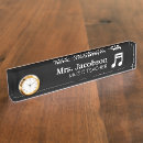 Search for music name plates Teacher