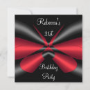 Search for red and black 21st birthday invitations Party