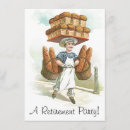 Search for baker invitations Vintage
