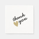 Search for thank you napkins Typography