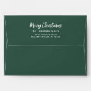 Search for hunter green envelopes Merry christmas