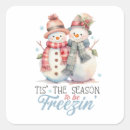Search for watercolor snowman stickers Party