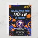 Search for nerf invitations For kids