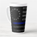 Search for blue line mugs Usa