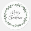 Search for rustic watercolor stickers Merry christmas