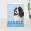 Search for springer spaniel birthday cards Animal