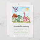 Search for green dinosaur invitations Colourful