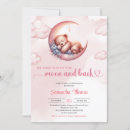 Search for to the moon and back invitations Teddy bear