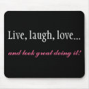 Search for laughing mousepads Black
