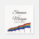 Search for gay wedding napkins Pride