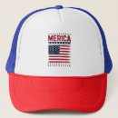 Search for american flags hats Red white blue