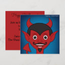 Search for devil halloween invitations Red