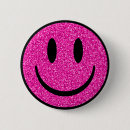 Search for happy face emoji badges pins Smile