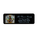 Search for stain glass return address labels Catholic