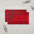 Search for blooded business cards Blood red