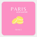 Search for pink macaron stickers Paris