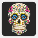 Search for day of the dead stickers skeleton