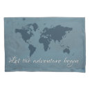Search for adventure pillowcases World map