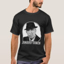 Search for leonard cohen tshirts Retro