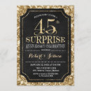 Search for 45th wedding anniversary invitations Glitter