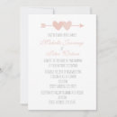 Search for two hearts wedding invitations Pink
