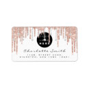 Search for cosmetics return address labels Glitter