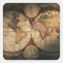 Search for antique world map stickers Vision