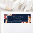 Search for elegant floral return address labels Minimalist