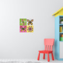 Search for happiness is a butterfly posters Flowers