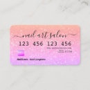 Search for credit style business cards Pink