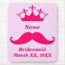Search for bridesmaid mousepads Pink