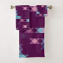 Search for purple blue bath towels Geometric