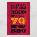 Search for 70th bbq birthday invitations Cookout