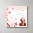 Search for pink glitter canvas prints Floral