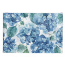 Search for blue flower pillowcases Watercolor