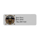 Search for skull and crossbones return address labels Skeleton