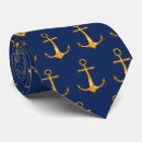 Search for blue and gold anchors ties Pattern