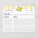 Search for lemon recipe cards Modern