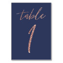 Search for rose gold table cards Glitter