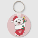 Search for polar bears key rings Xmas