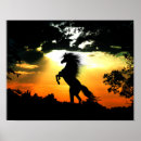 Search for horse silhouette at sunset posters Sunrise