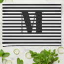 Search for black and white stripes tea towels Initial