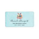 Search for easter bunny return address labels Rabbit