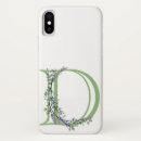 Search for d initial iphone cases Botanical